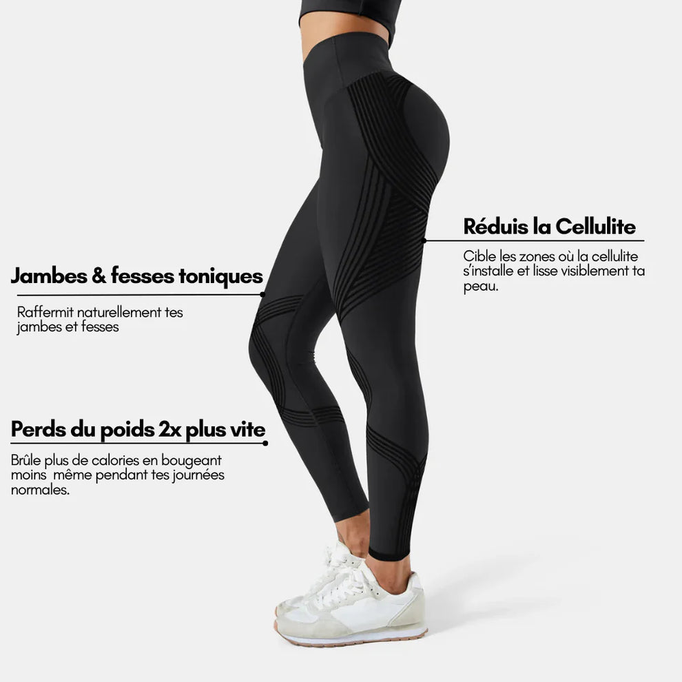 FitShape™ | Legging Sculptant Anti-Cellulite – Compression 3D
