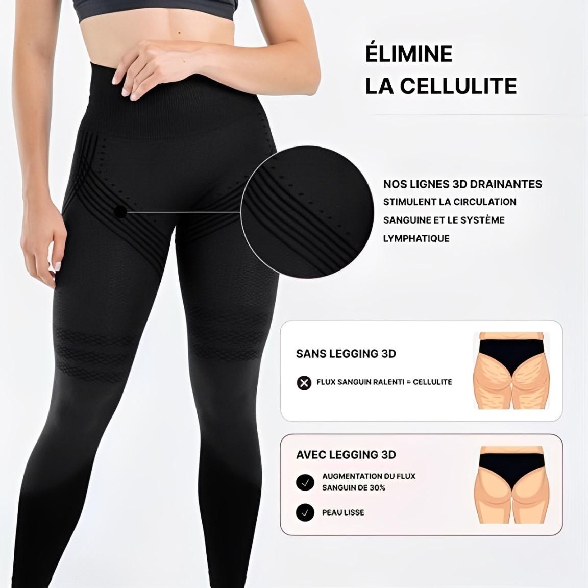 FitShape™ | Legging Sculptant Anti-Cellulite – Compression 3D